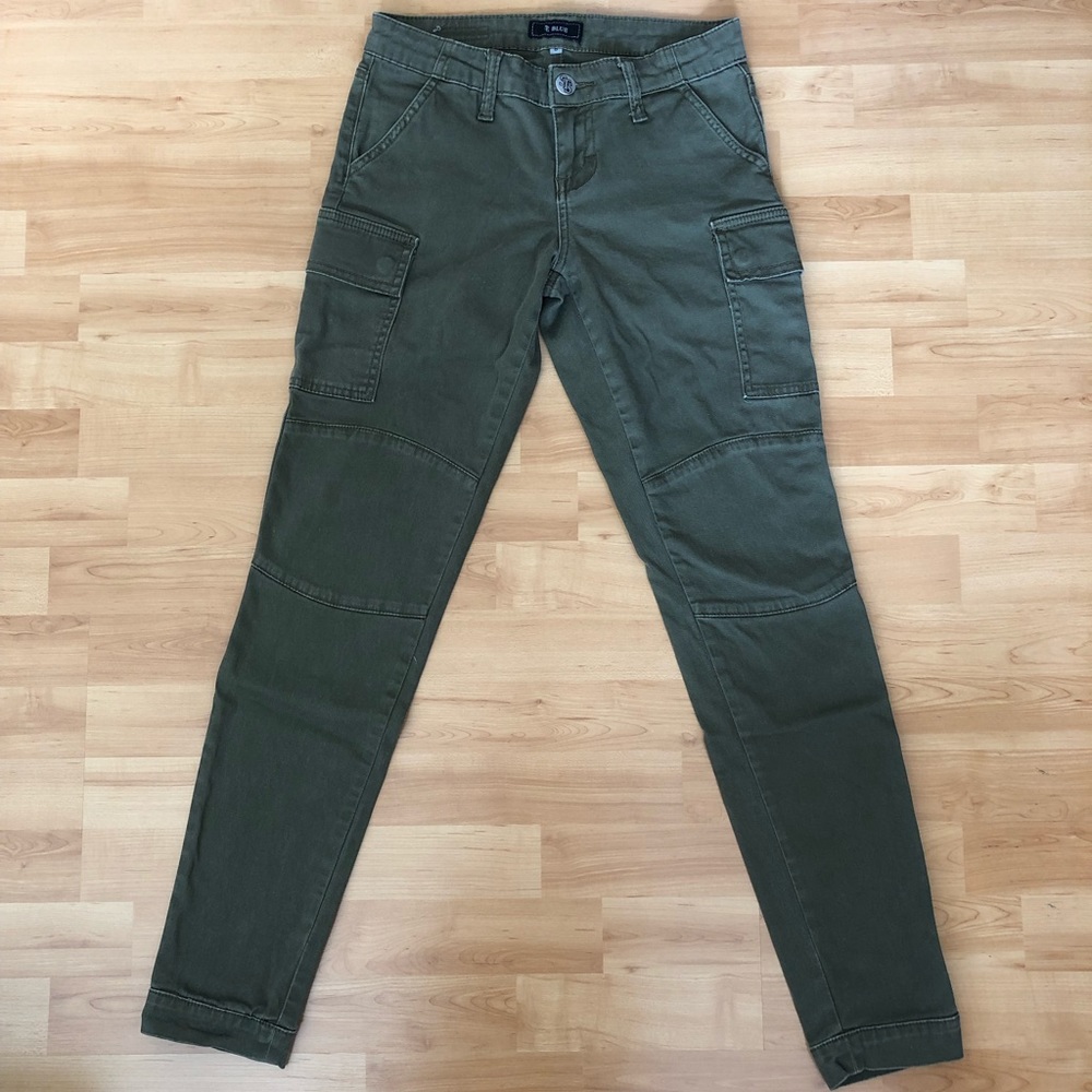 ✅ STS BLUE Brand Army Green Fitted Pants